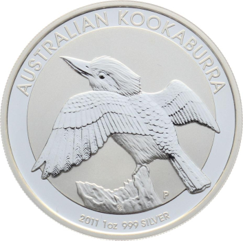 Australien 1 Dollar 2011 Kookaburra - 1 Unze Feinsilber